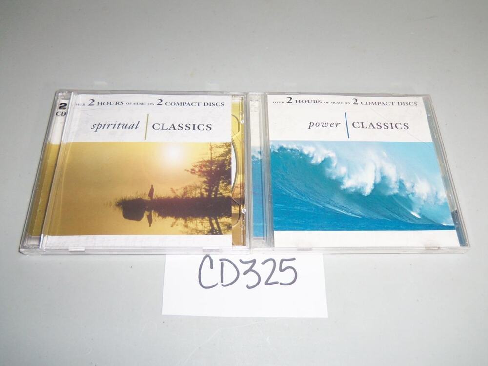 Lot Power Spiritual Classics 2 Double CD Sets -0518CD325